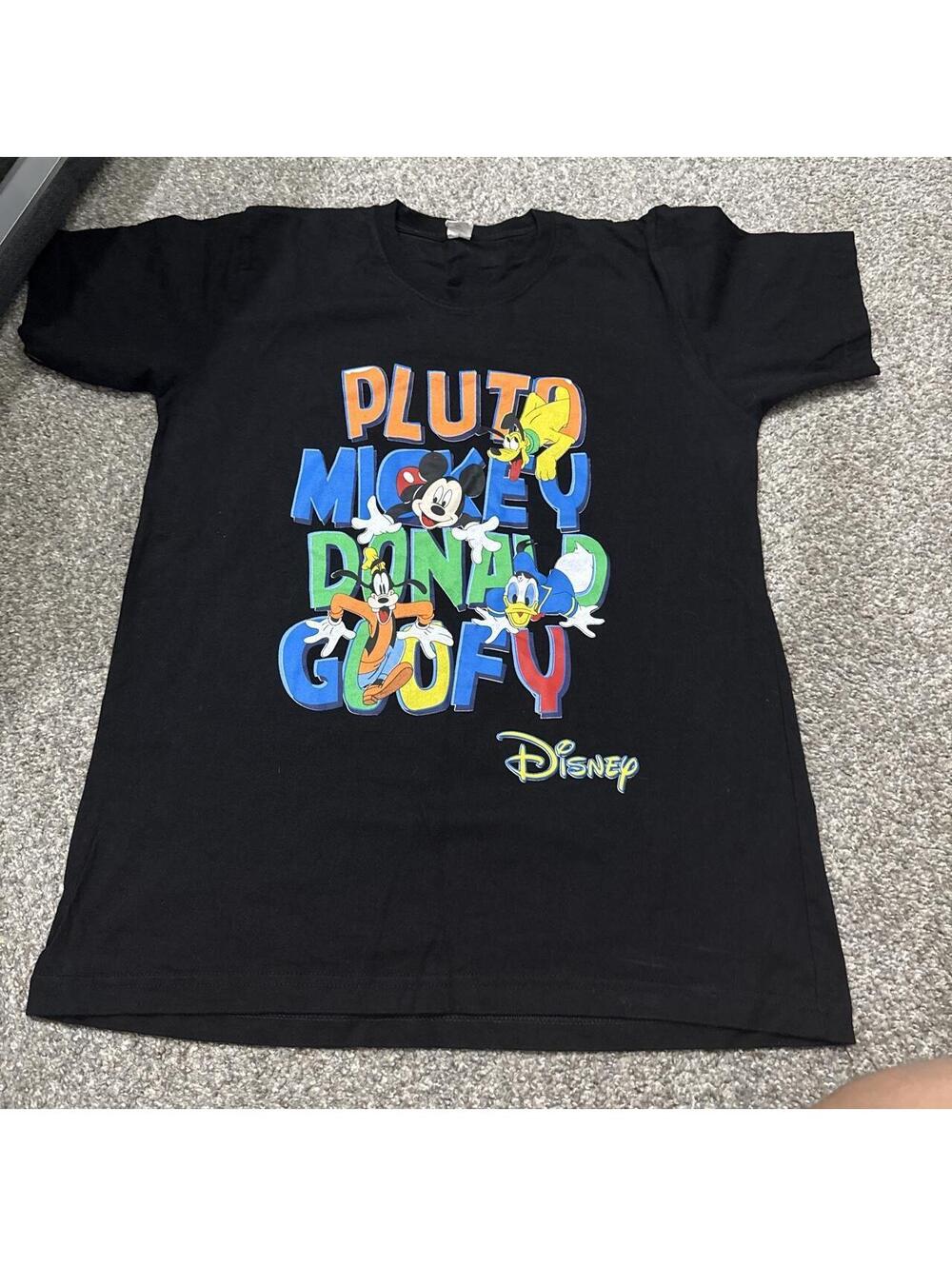 Disney Men's Black Tshirt